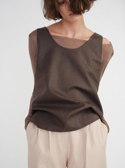 Azra linen top