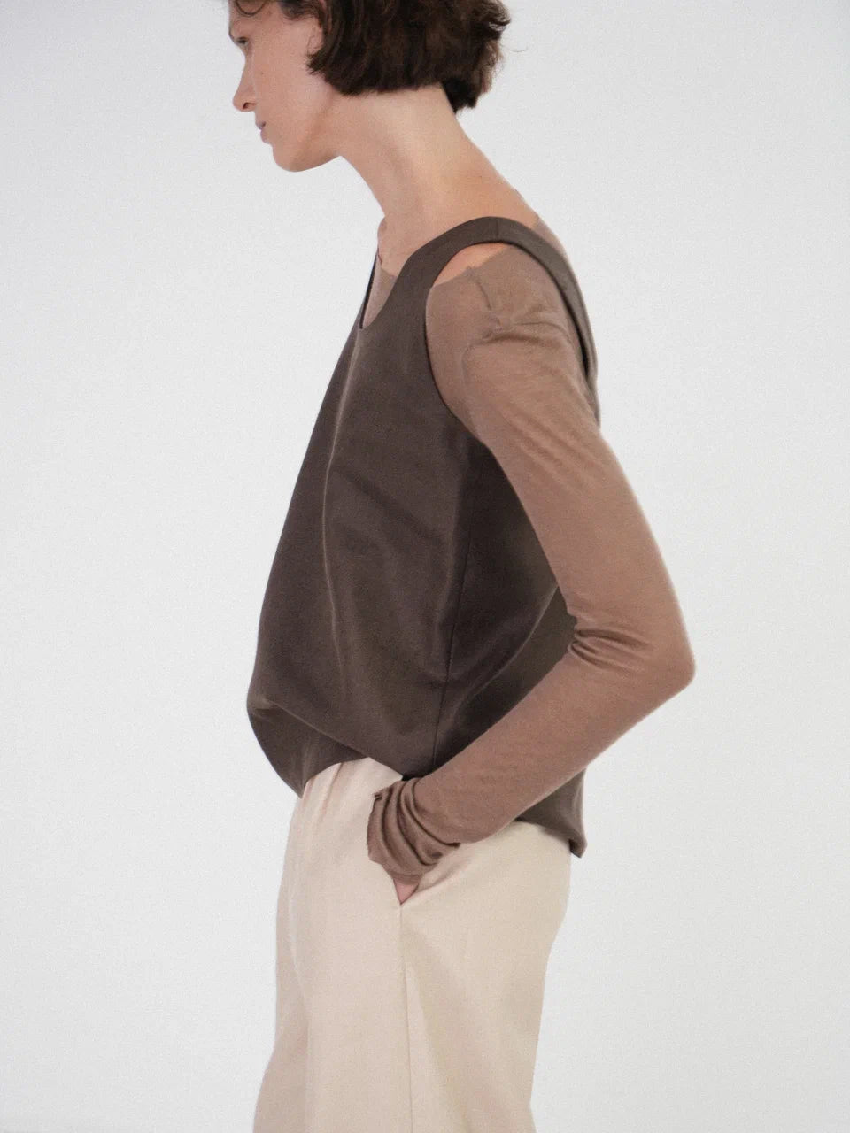 Azra linen top