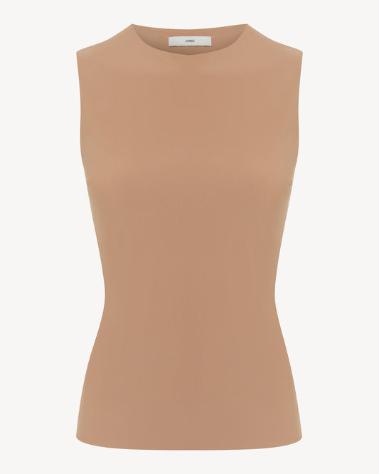 Vivi elastic boatneck top