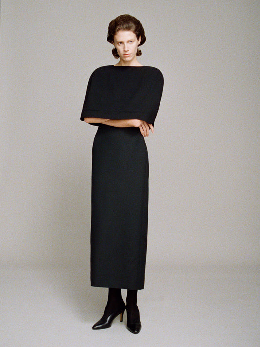 Polly midi wool dress