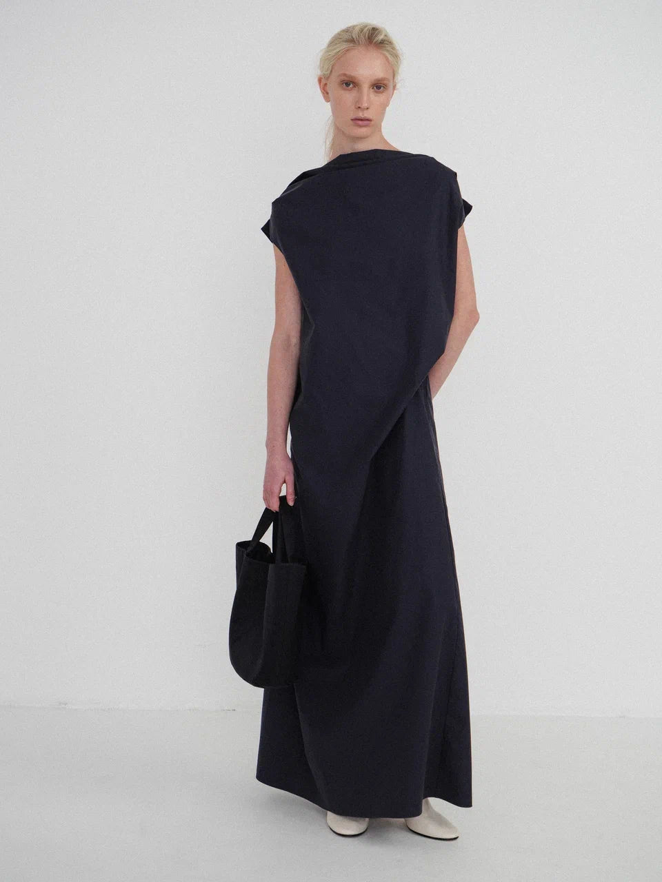 Natalie draped maxi dress