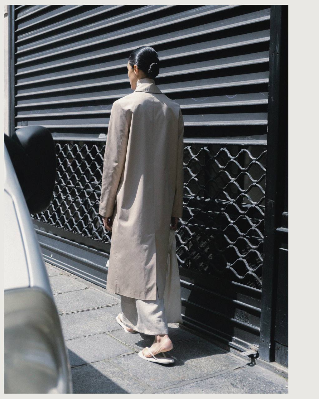 Avery midi car coat