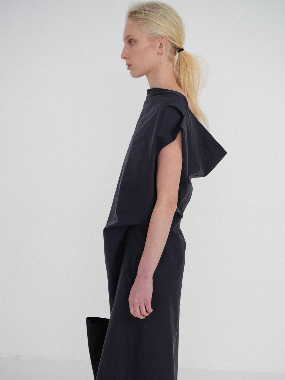 Natalie draped maxi dress