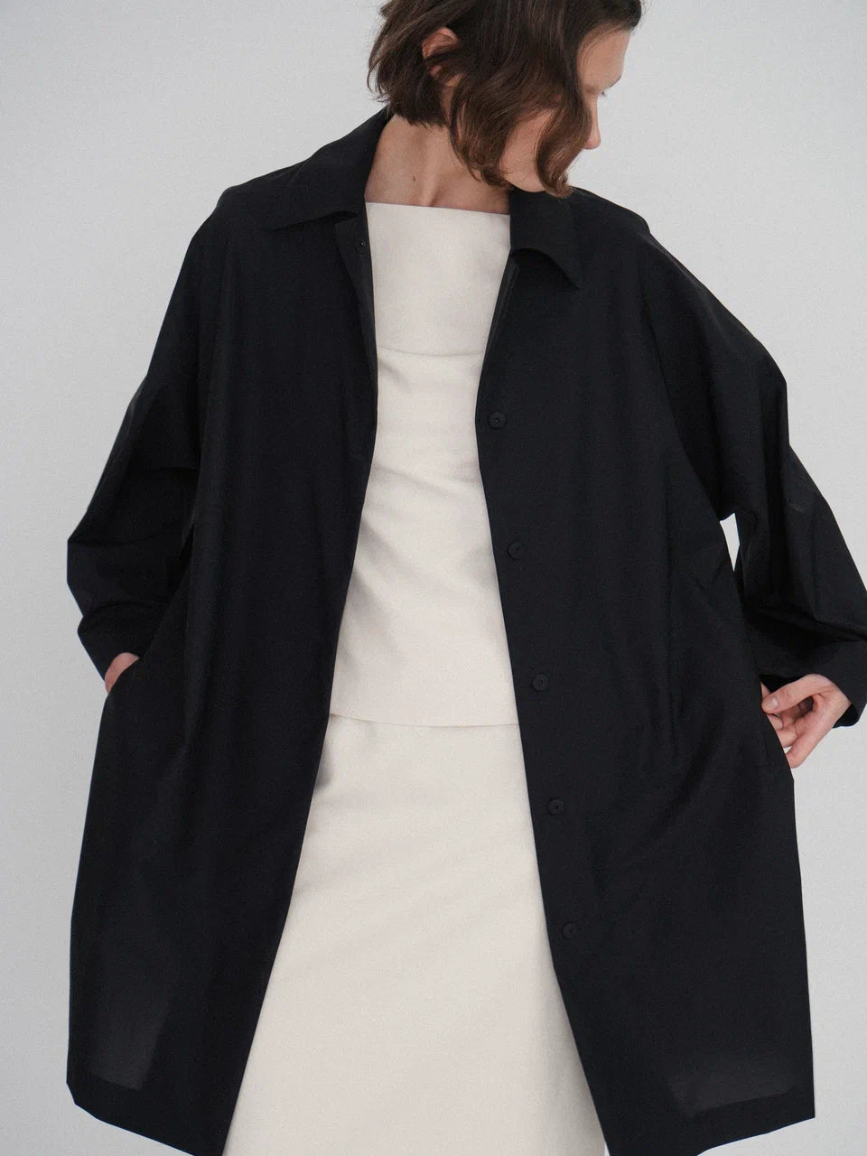 Tany silk coat