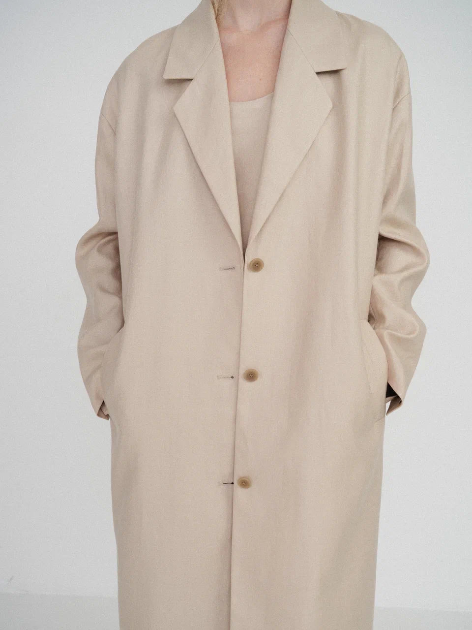 Linda linen coat