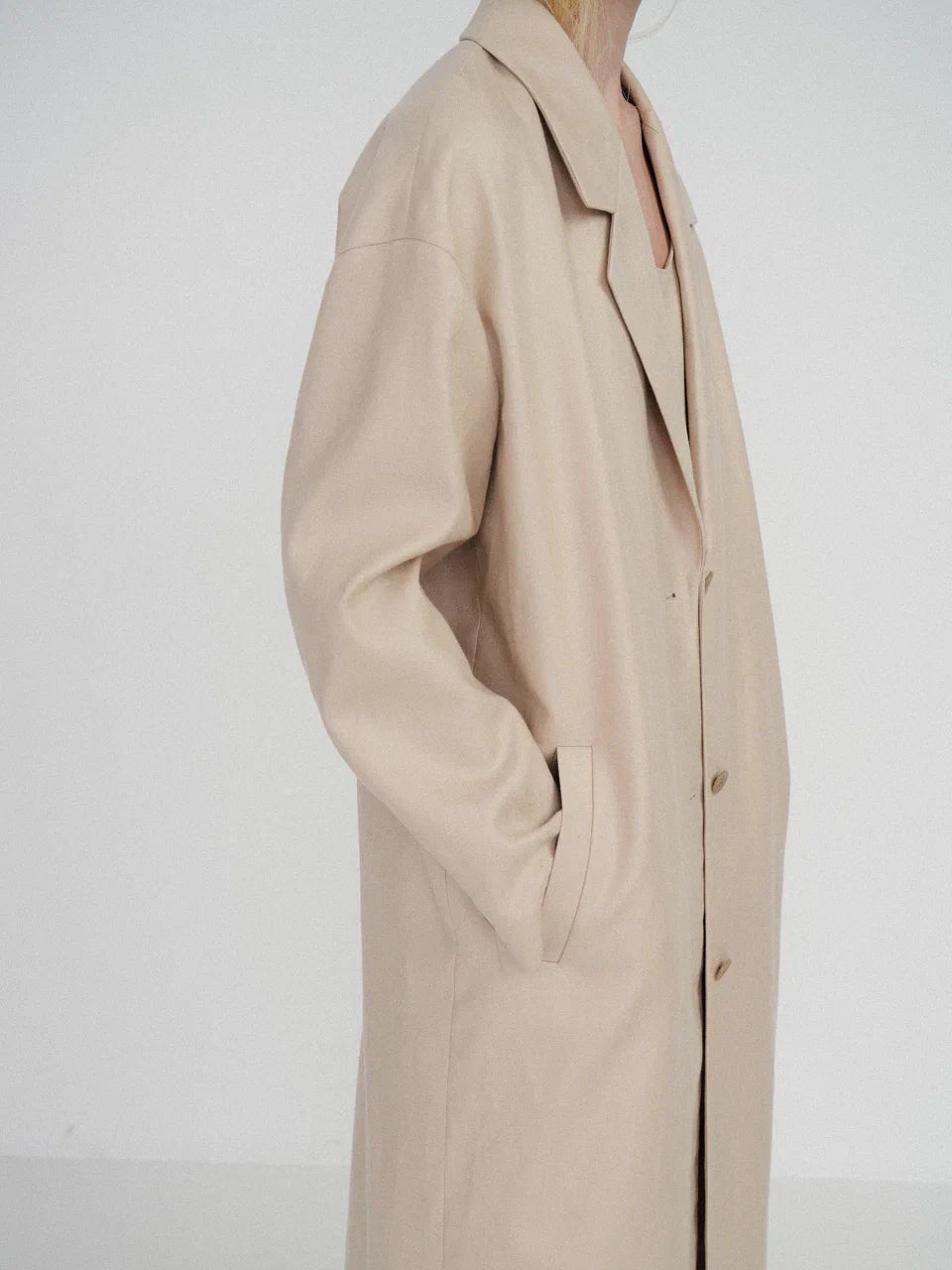 Linda linen coat
