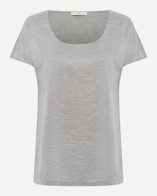 Lily boat-neck t-shirt