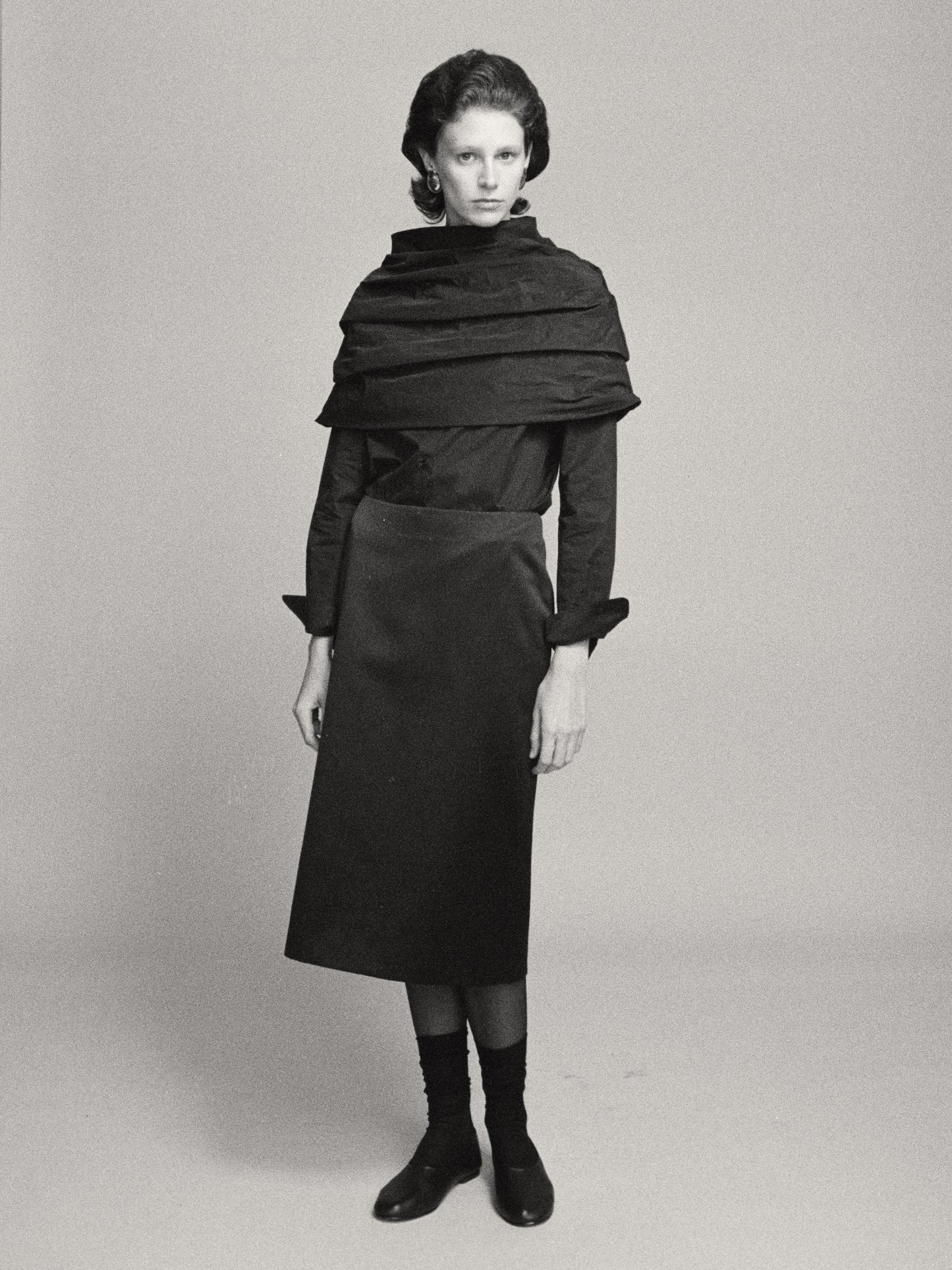 Will silk midi skirt